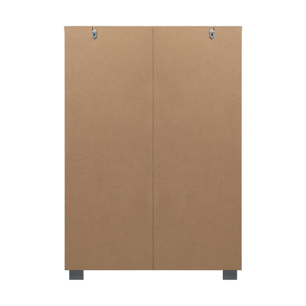 Versatility of the Shoe Cabinet Shoe Rack Footwear Storage-Natural beige\White