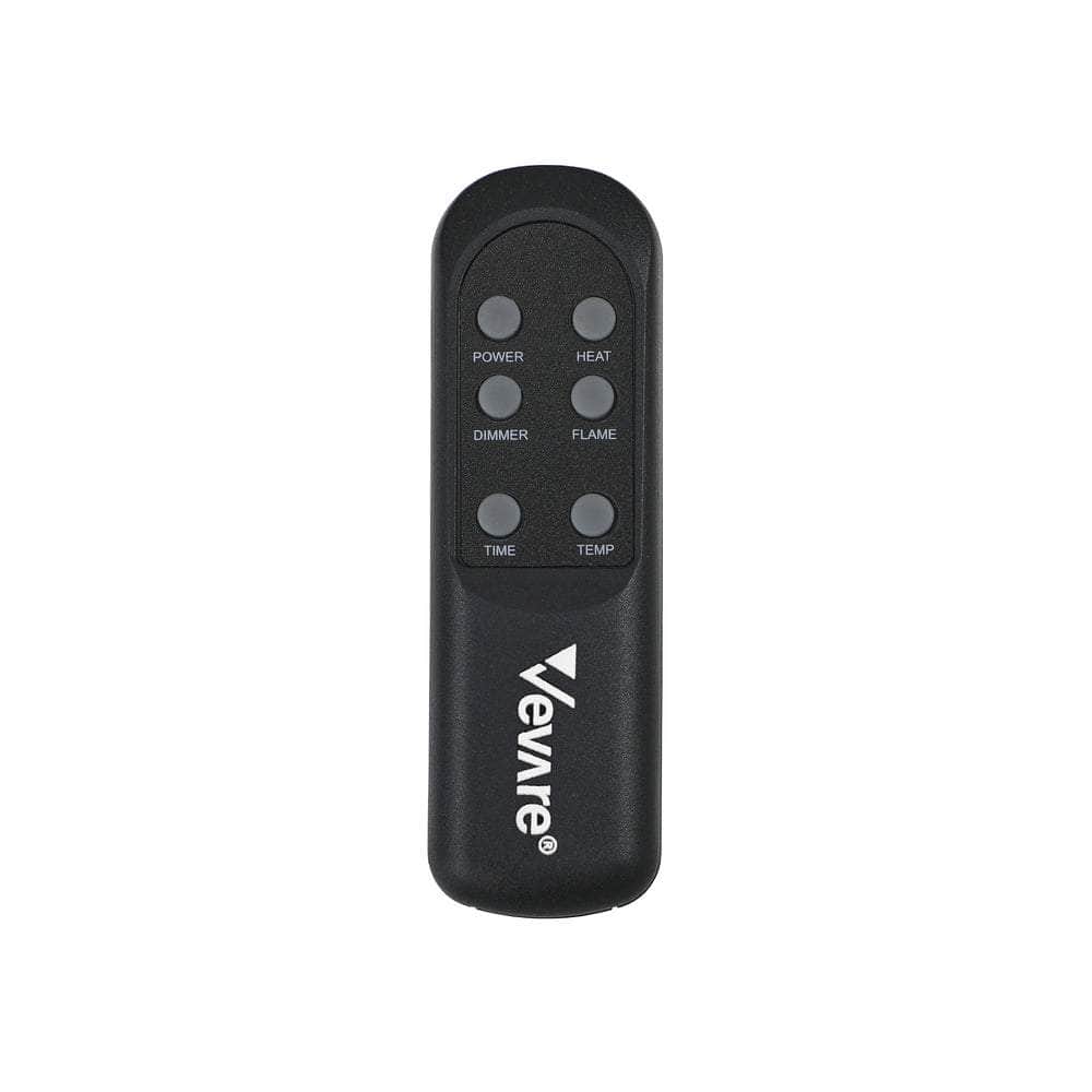 Vevare Electric Fireplace Heater Wall Mounted 3D Flame Effect 2000W
