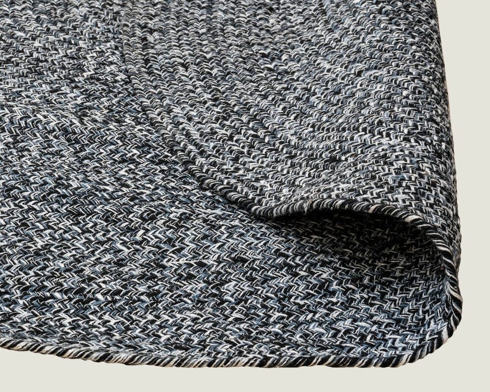 Handmade Country Cottage Reversible Cotton Area Rug 120 X 120 Cm | 120 Cm