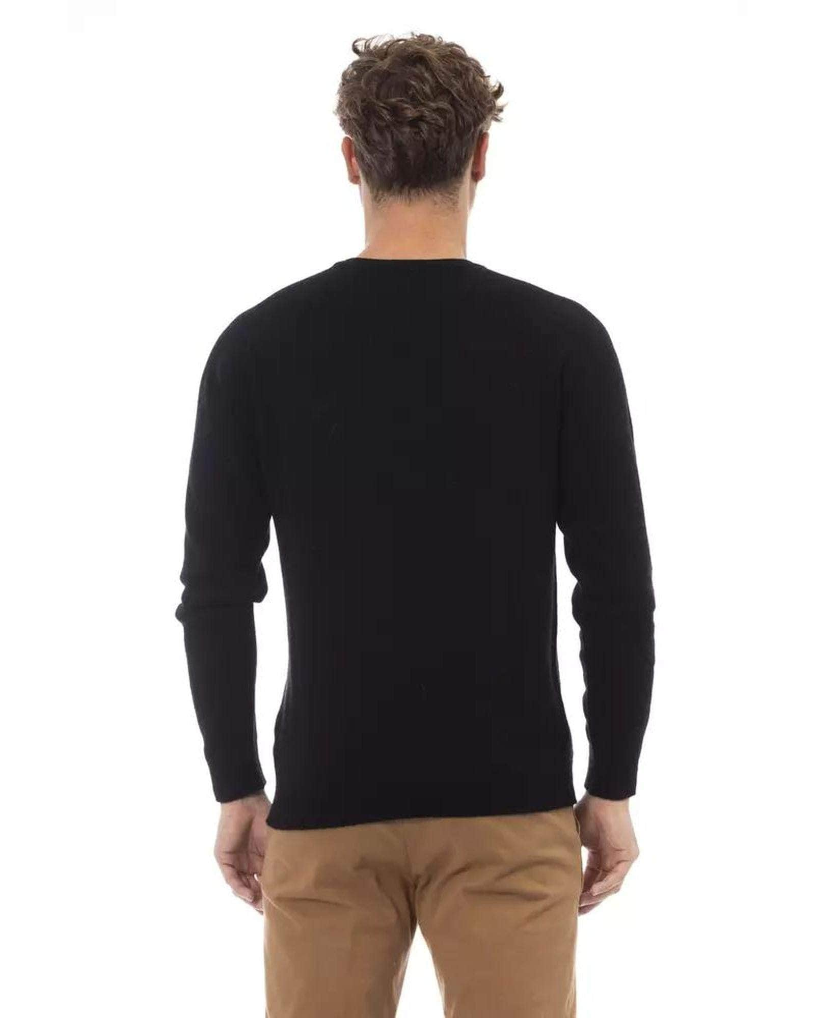 Viscose Sweater Alpha Studio Men'S