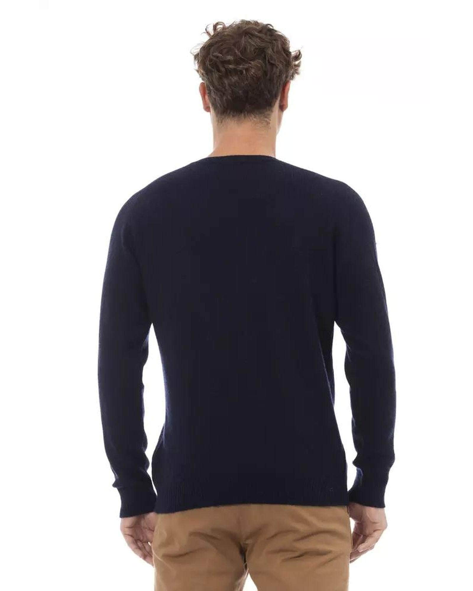 Viscose Sweater Alpha Studio Men'S