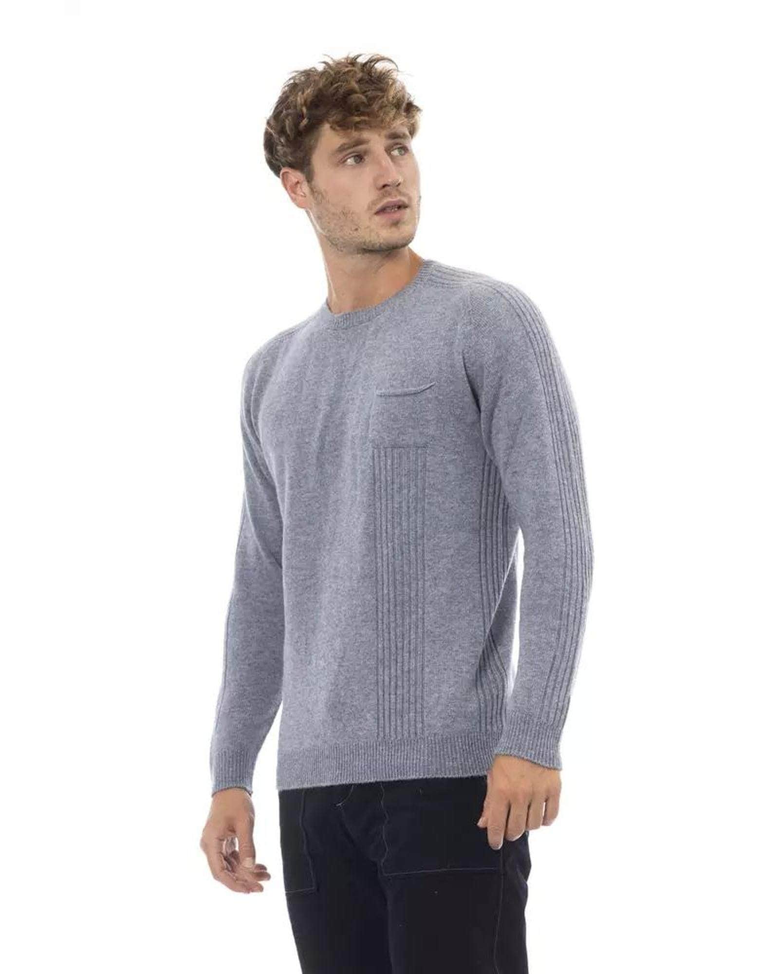 Viscose Sweater Alpha Studio Men'S
