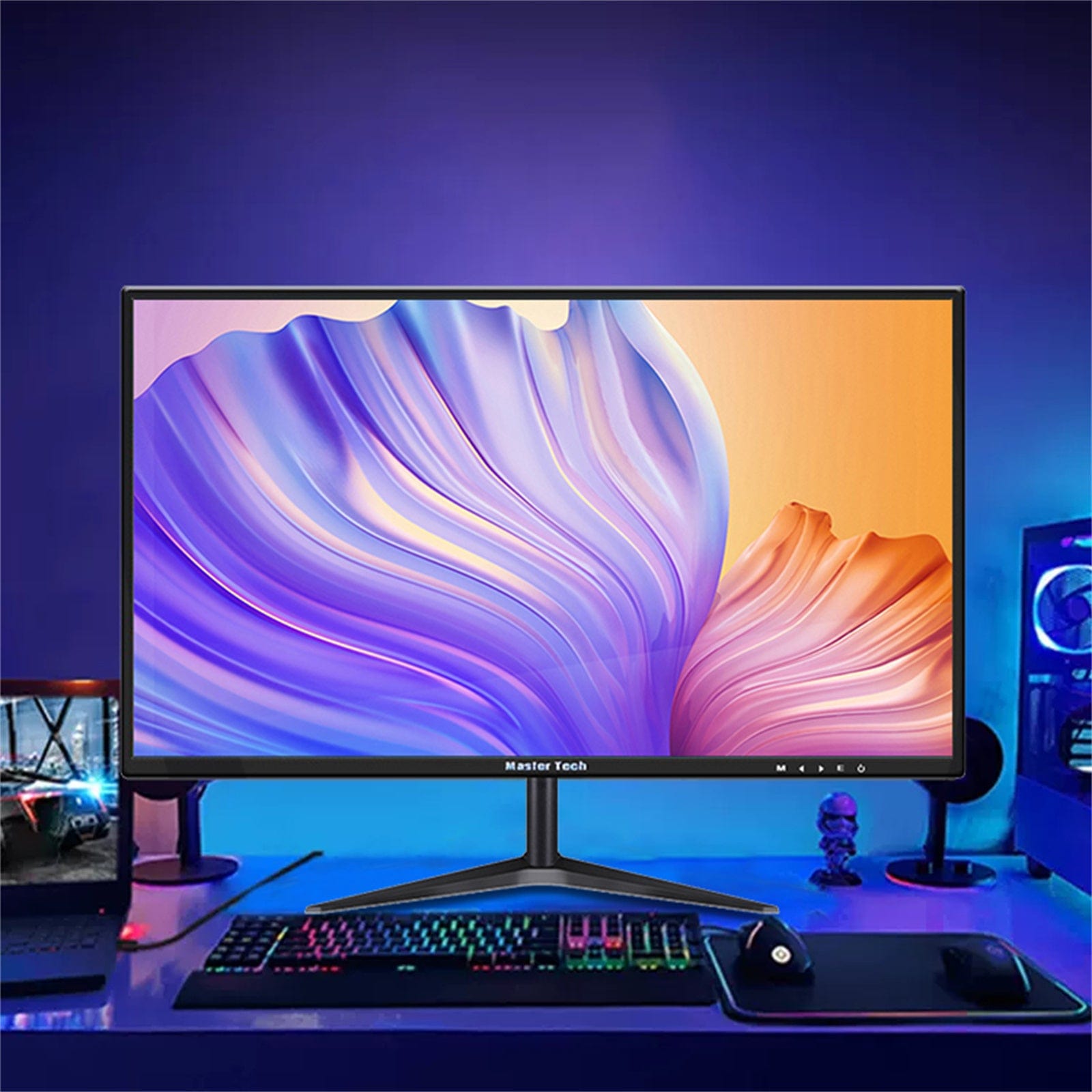 VividView 27-inch Flat LED: Immersive 2K Gaming Monitor