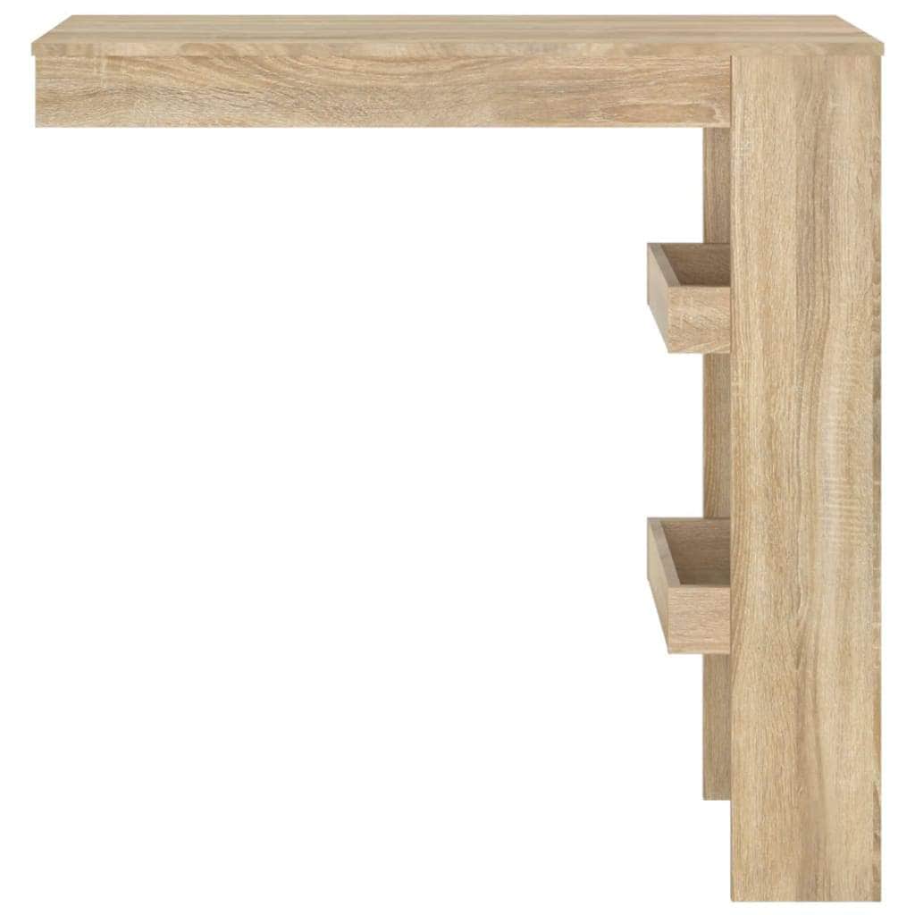 Wall Bar Table Sonoma Oak Engineered Wood