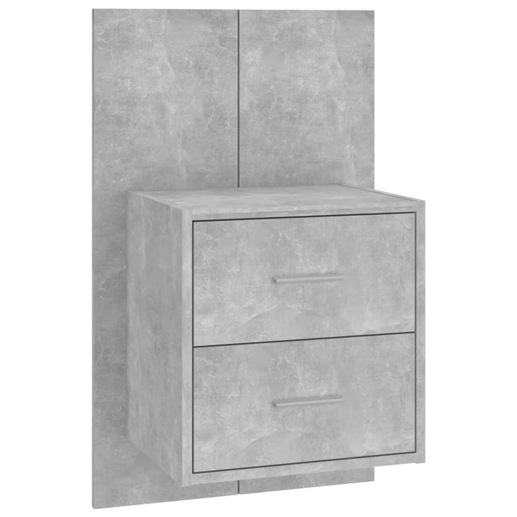 Wall Bedside Cabinet Engineered Wood
