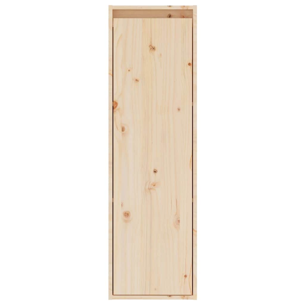 Wall Cabinet White/Honey Brown/Natural  Solid Wood Pine