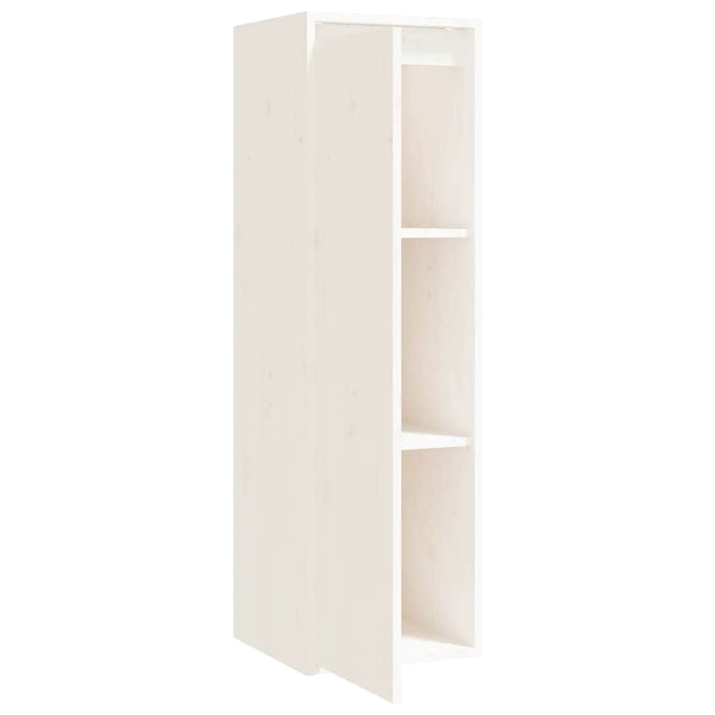 Wall Cabinet White/Honey Brown/Natural  Solid Wood Pine