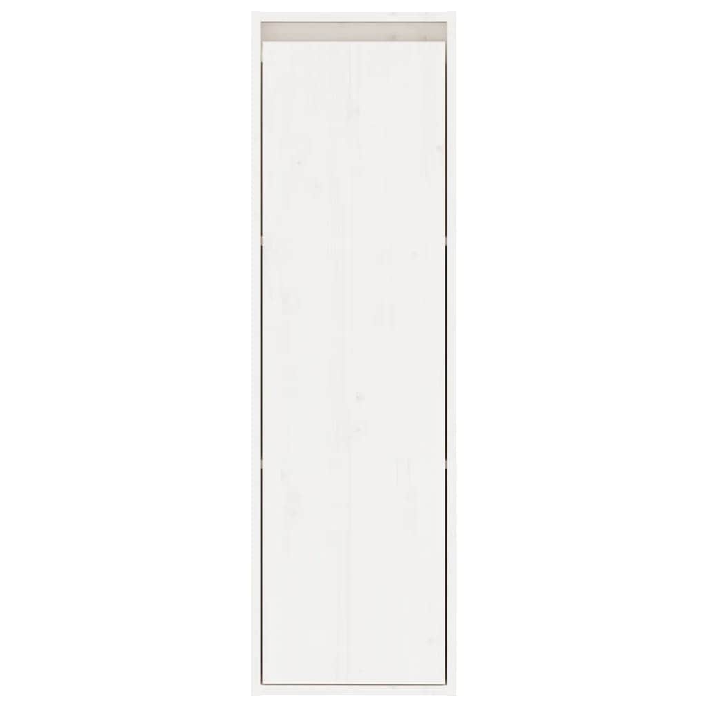 Wall Cabinet White/Honey Brown/Natural  Solid Wood Pine