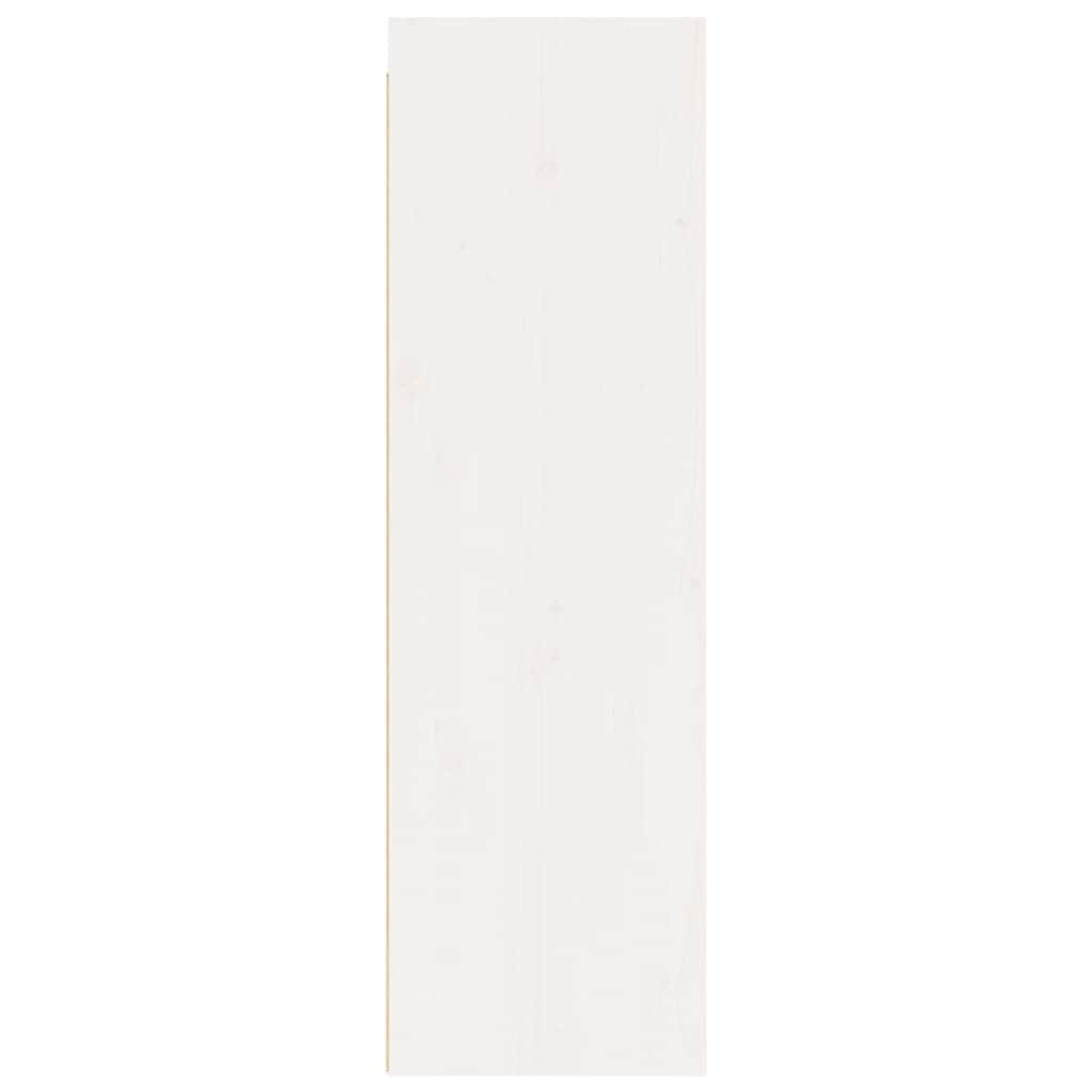 Wall Cabinet White/Honey Brown/Natural  Solid Wood Pine