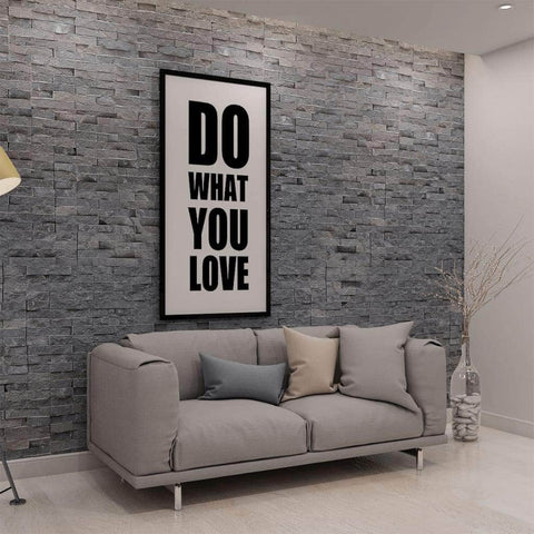Wall Cladding Panels 5 pcs Marble Black 0.5 mÂ²