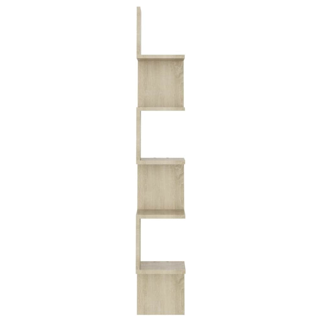 Wall Corner Shelf Sonoma Oak Engineered Wood