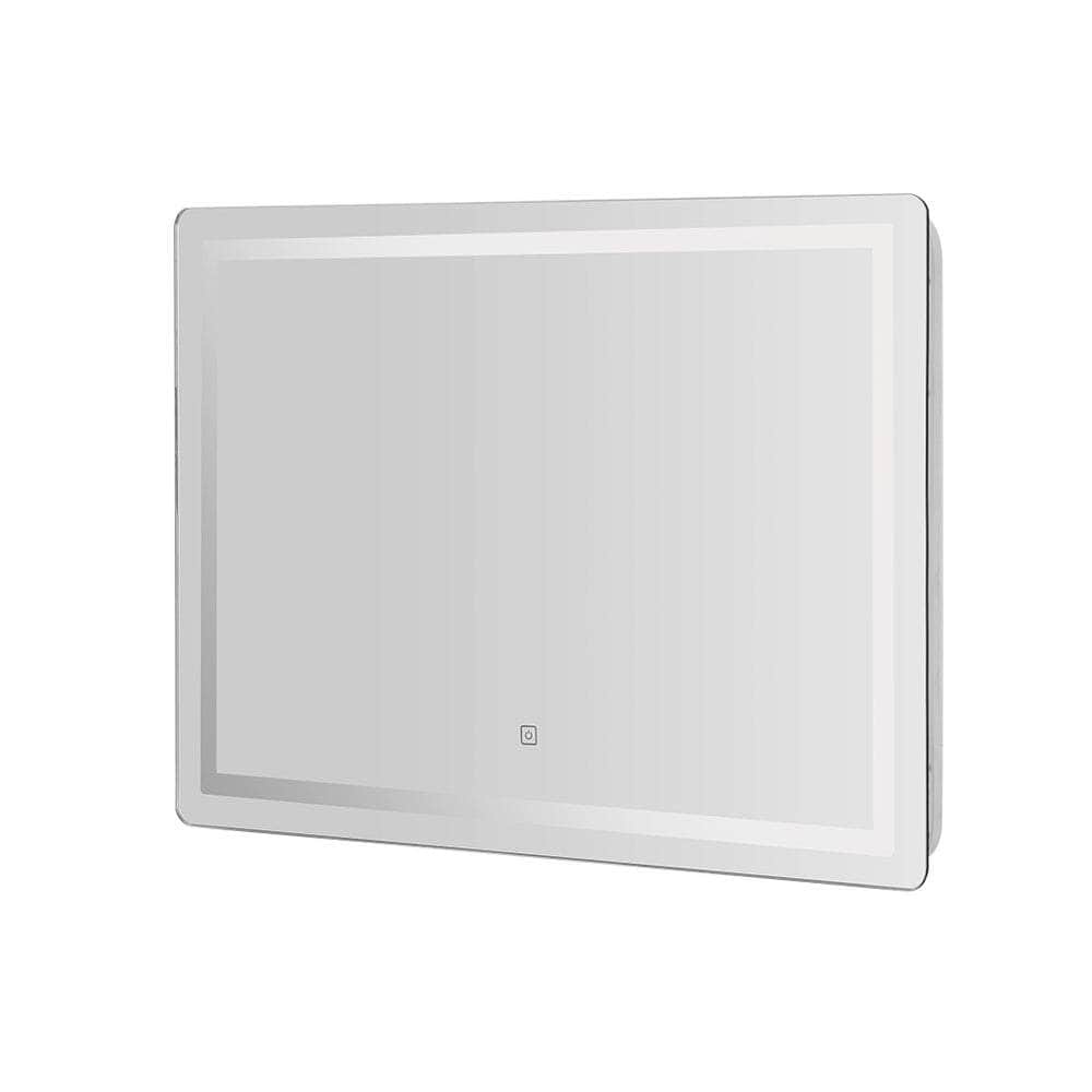 Wall Mirror 100X70Cm With Led Light Bathroom Home Decor Round Rectangle