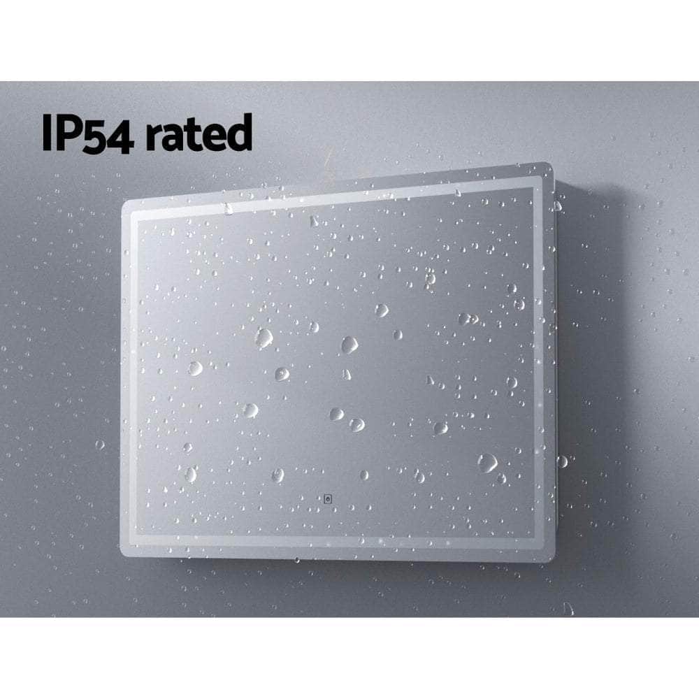 Wall Mirror 100X70Cm With Led Light Bathroom Home Decor Round Rectangle