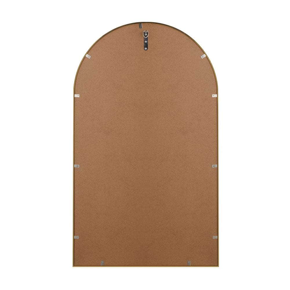 Wall Mirror 86x50cm Arched Gold