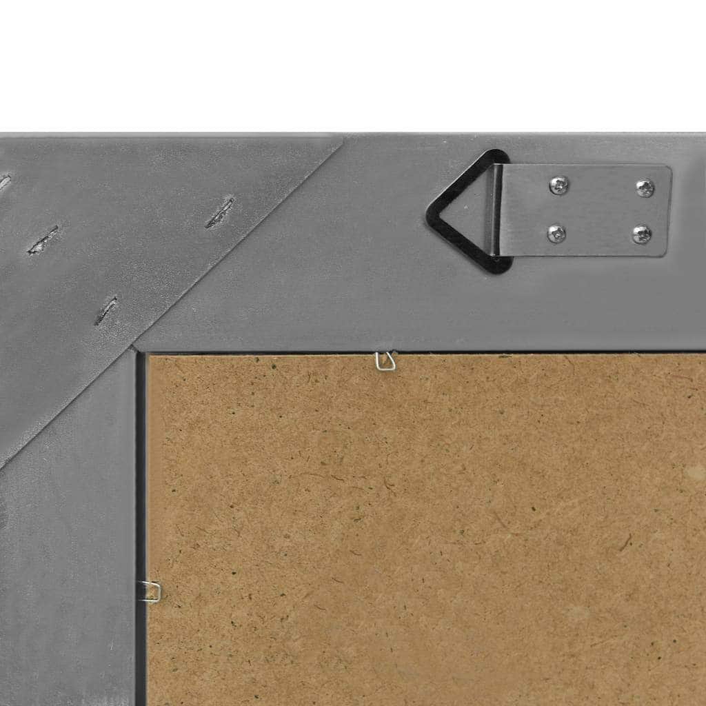 Wall Mirror Baroque Style Black