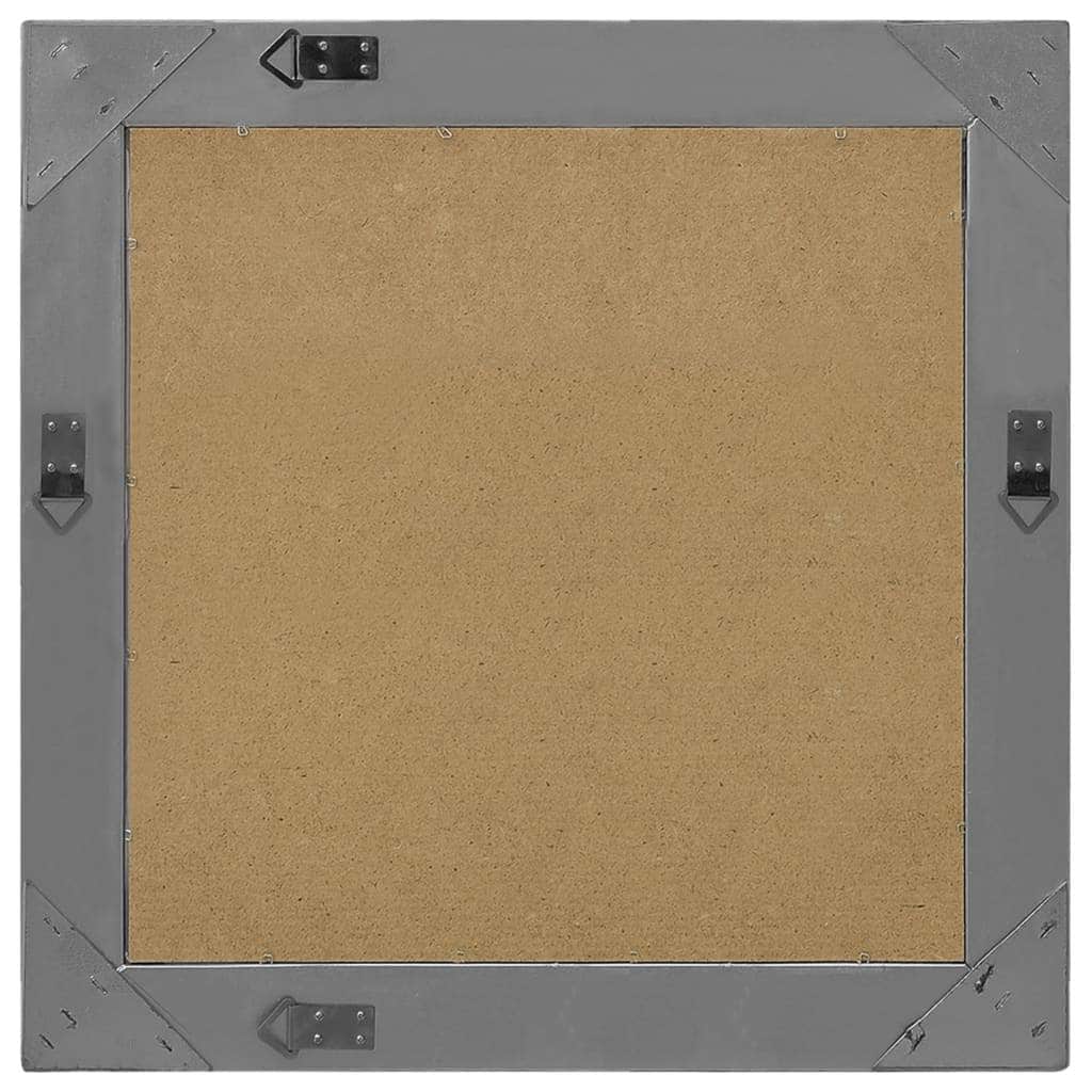 Wall Mirror Baroque Style Black