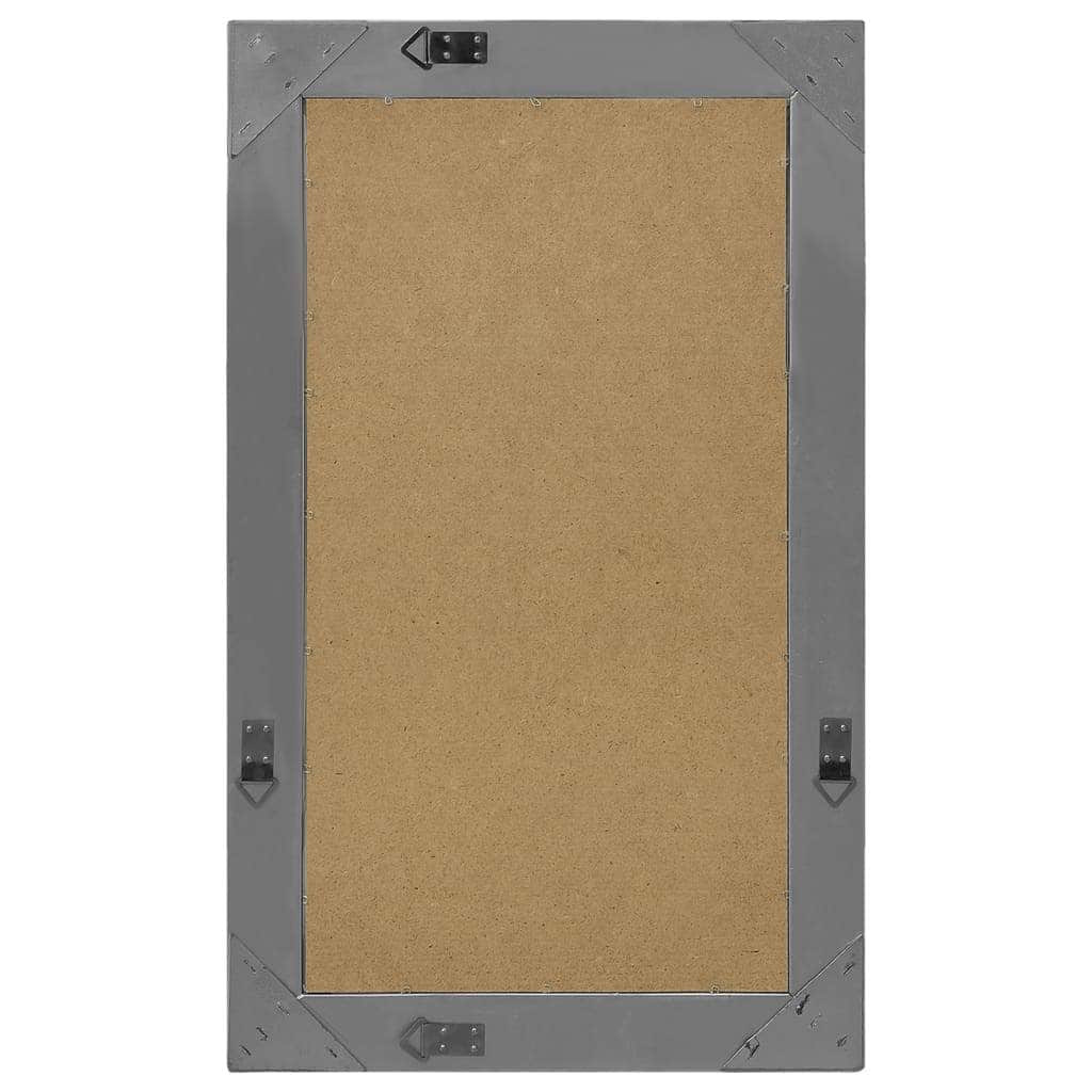 Wall Mirror Baroque Style Black