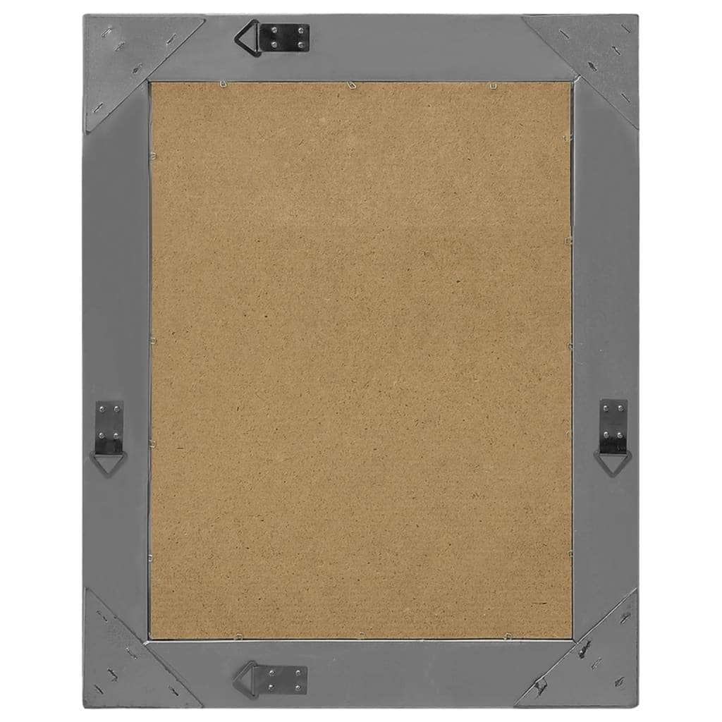 Wall Mirror Baroque Style Black