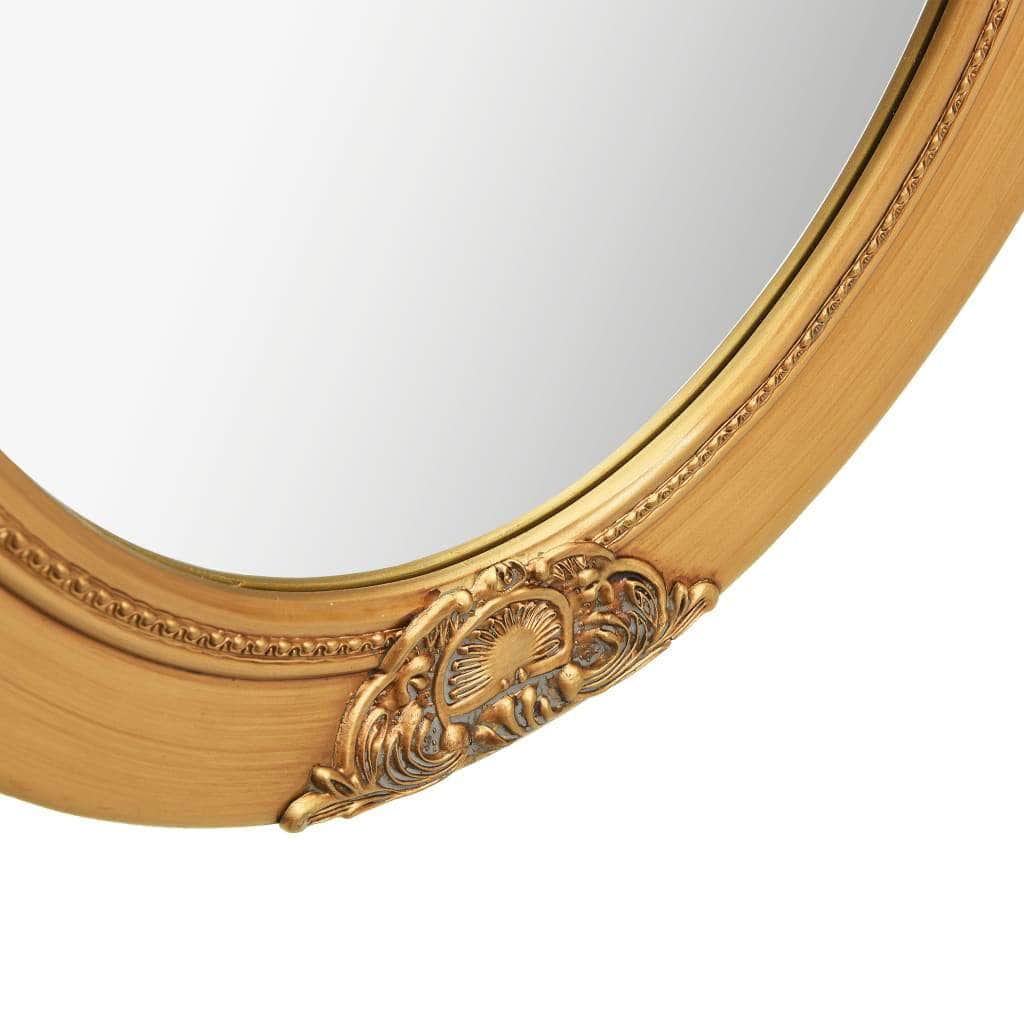 Wall Mirror Baroque Style Gold