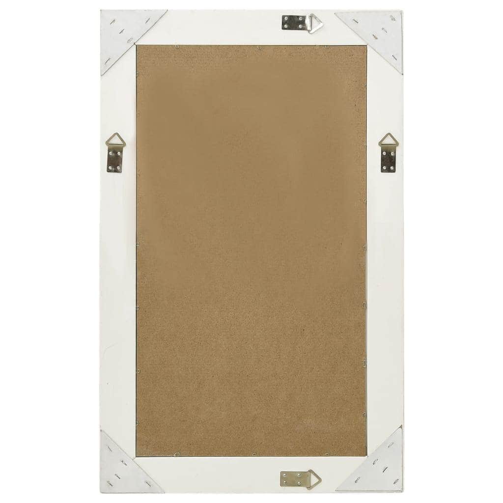Wall Mirror Baroque Style White