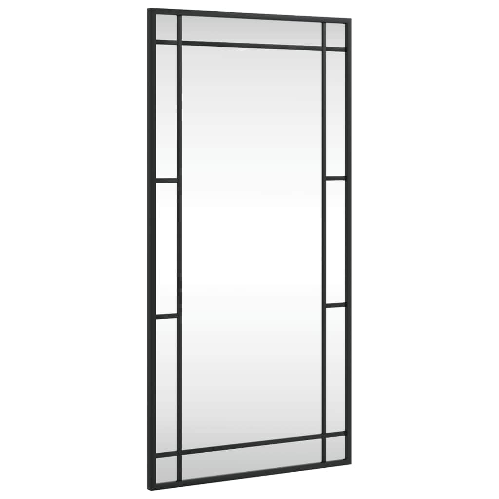 Wall Mirror Black Iron