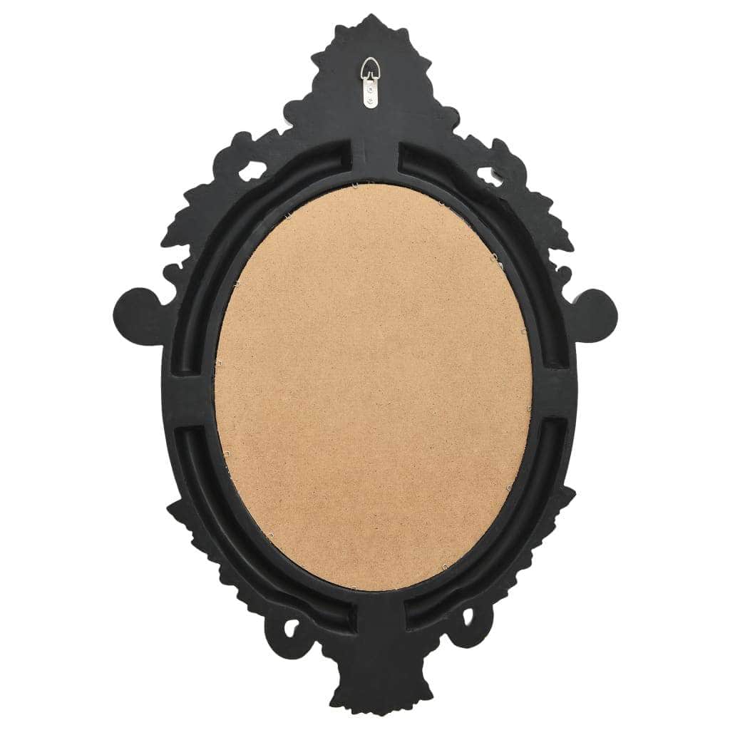 Wall Mirror Castle Style Black