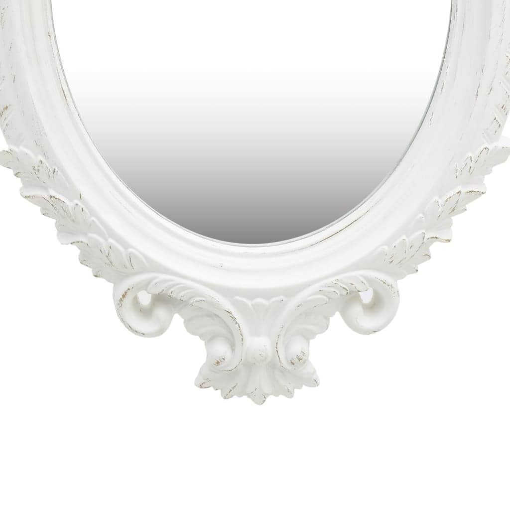 Wall Mirror Castle Style White