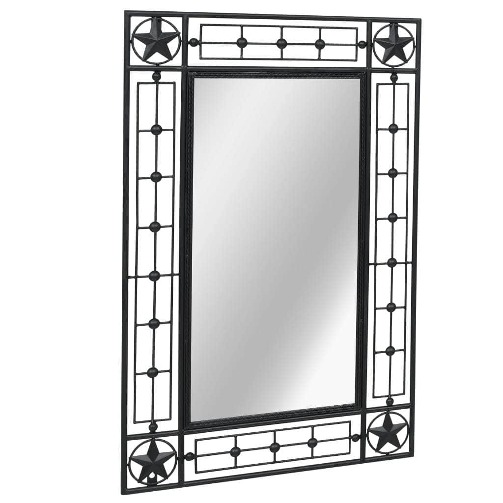 Wall Mirror  durable Rectangular Black