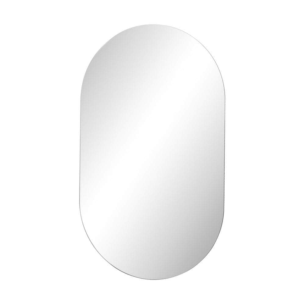 Wall Mirror Oval Frameless 84x50cm