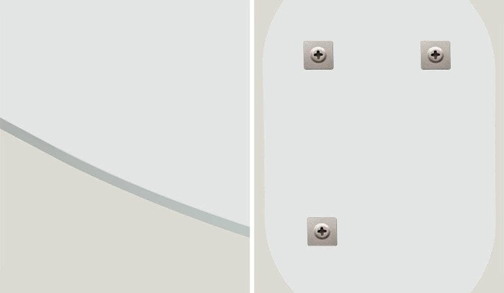 Wall Mirror Oval Frameless 84x50cm
