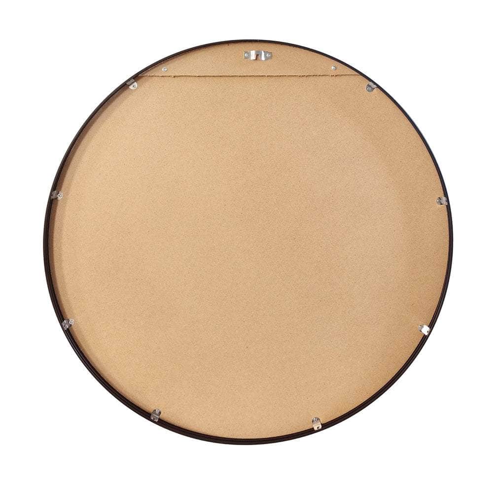 Wall Mirror Round 70cm Black