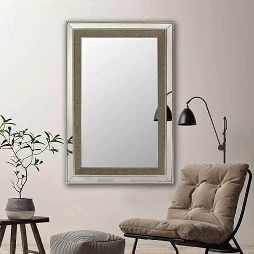 Wall Mirror Silver Mirror Rectangular/Round Shape