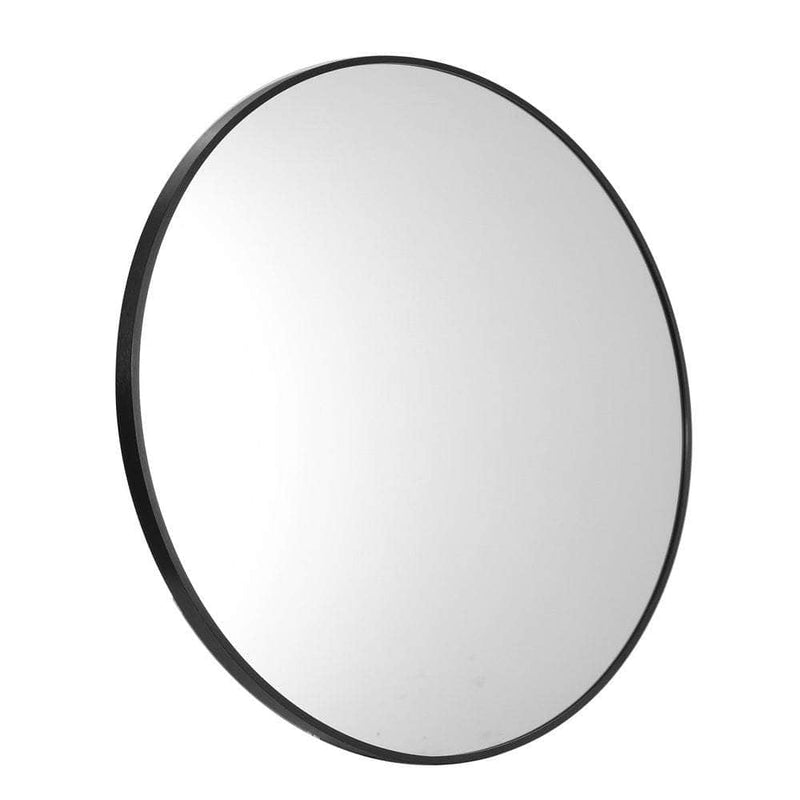 Wall Mirrors Round Home Decorative Black 80cm