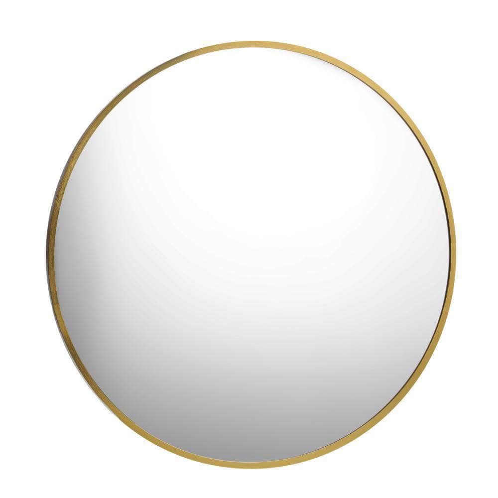 Wall Mirrors Round Makeup Mirror Vanity Home Decorative Gold 80cm