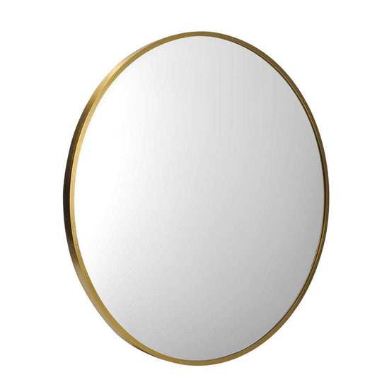 Wall Mirrors Round Decro 50cm Gold Bedroom