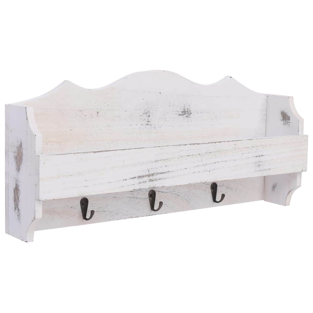 Wall Mounted Coat Rack White