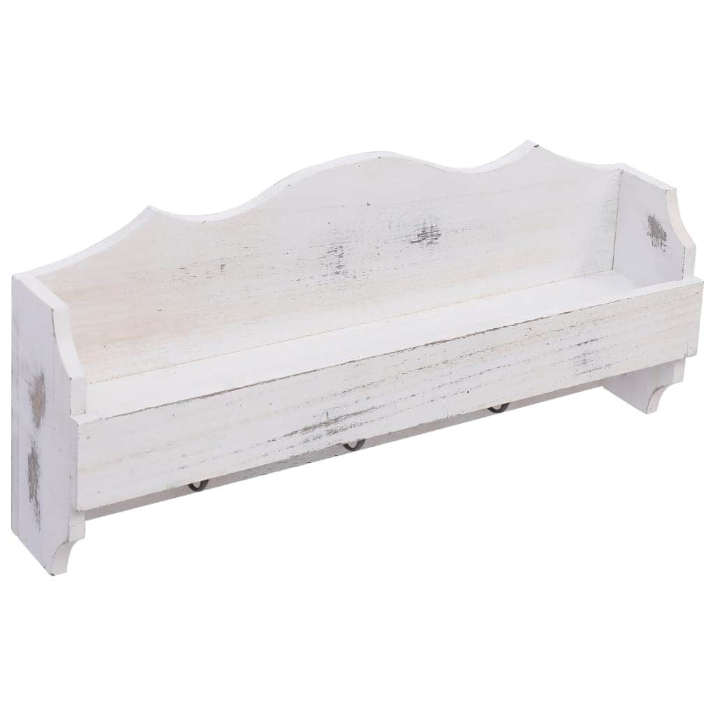 Wall Mounted Coat Rack White