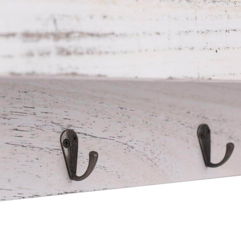 Wall Mounted Coat Rack White