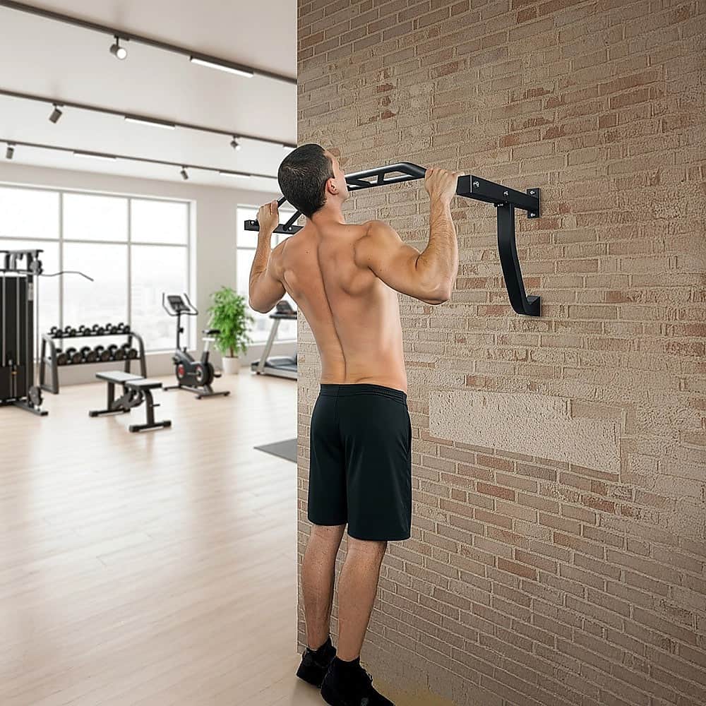 Wall Mounted Multi Grip Chin Up Bar Upper Body Training