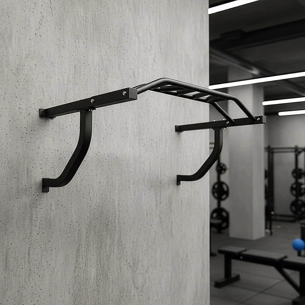 Wall Mounted Multi Grip Chin Up Bar Upper Body Training