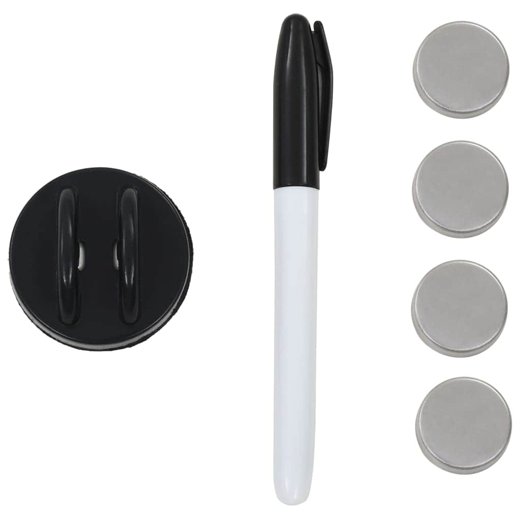 Wall Mounted office Magnetic Whiteboard Glass