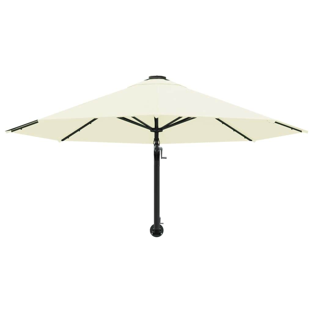Wall-Mounted Parasol with Metal Pole Sand