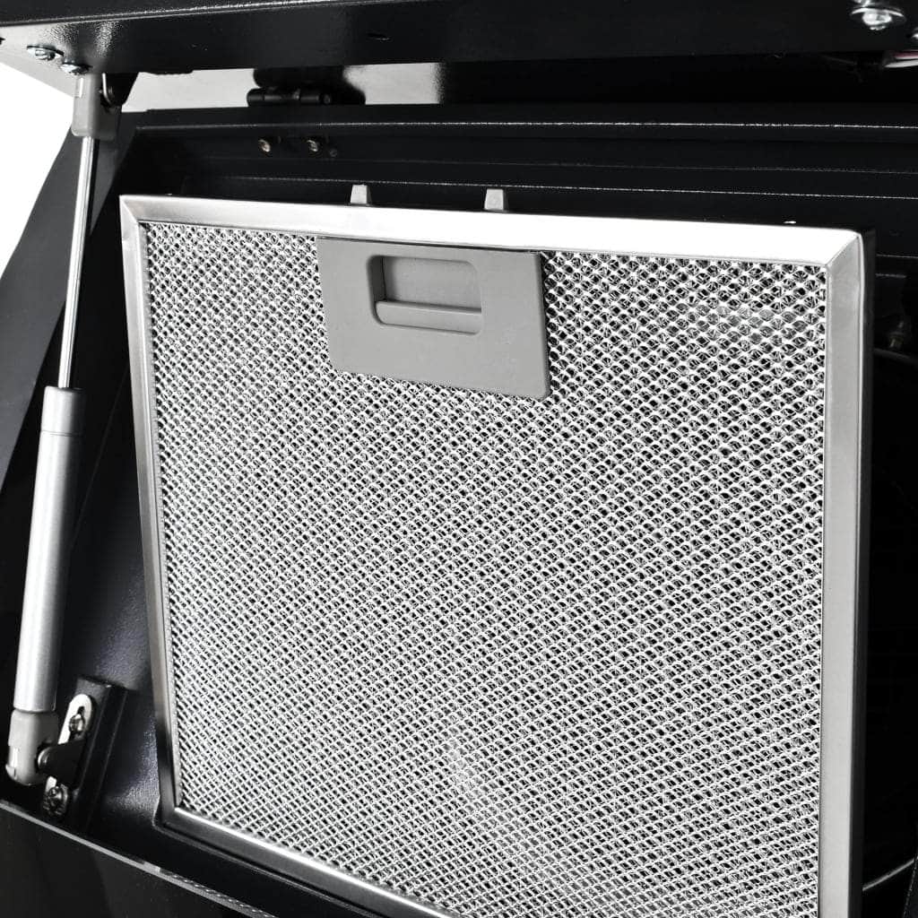 Wall Mounted Range Hood Stainless Steel Black