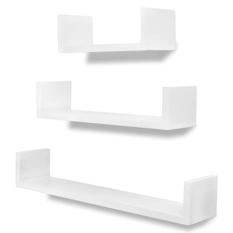 Wall Shelves 6 pcs White