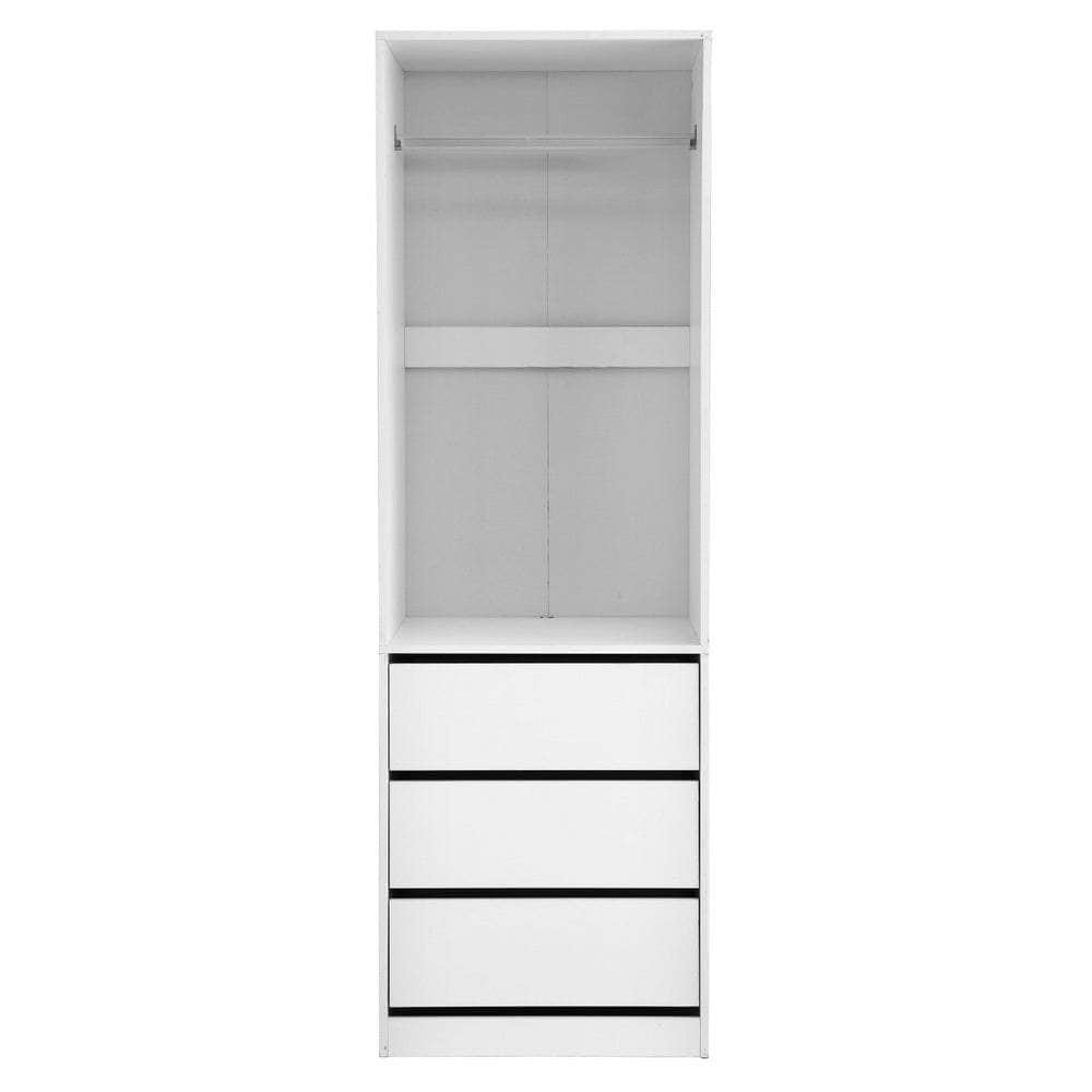 Wardrobe Clothes Closet Storage Organizer White - Stylish Storage Solution for Clothes