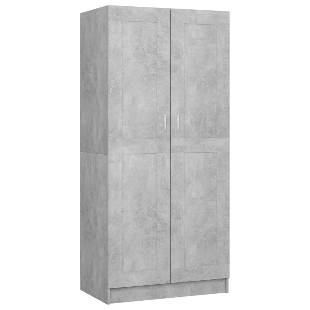 Wardrobe Concrete Grey Engineered Wood