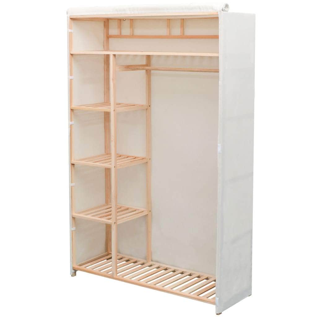 Wardrobe Fabric and Pinewood - Simple deals