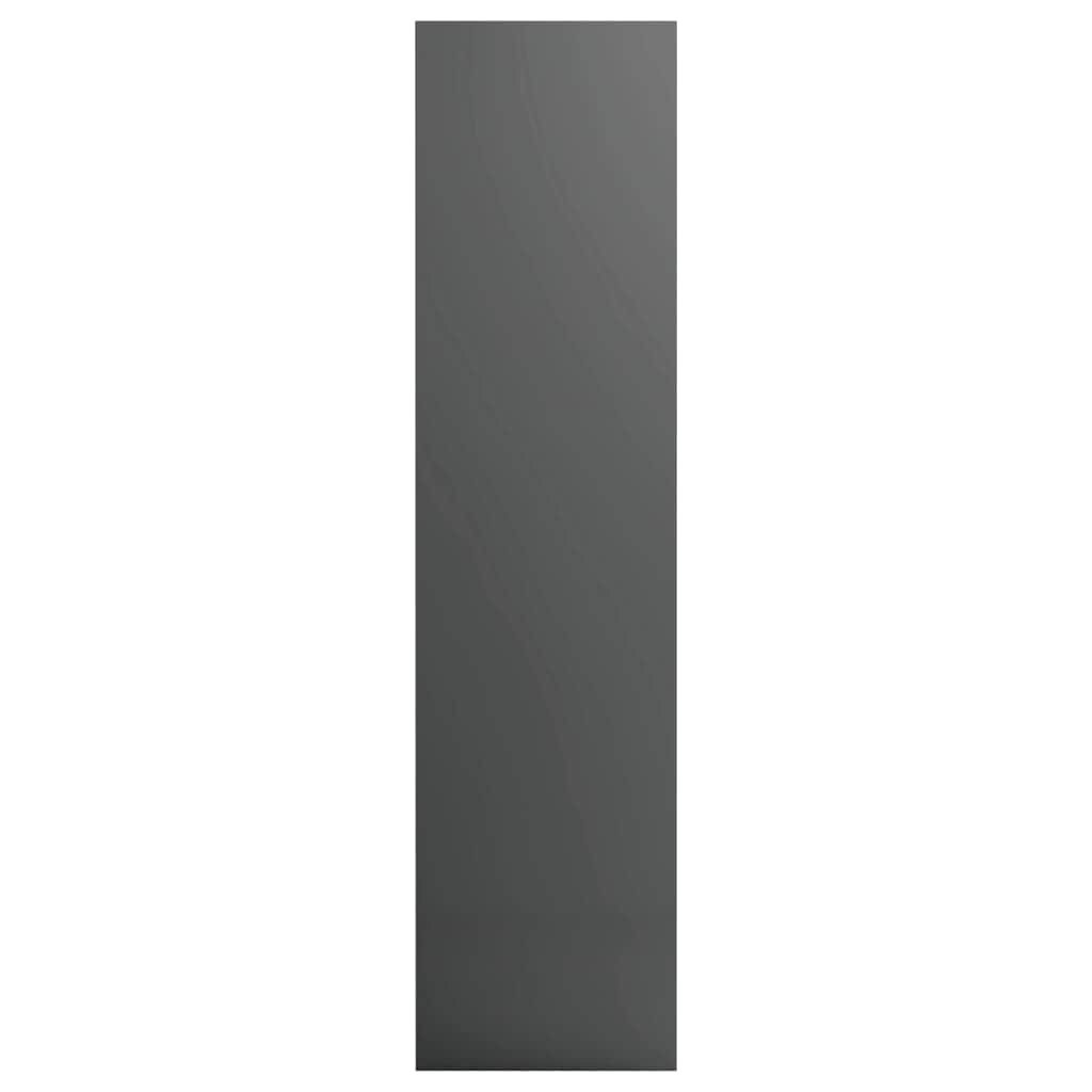 Wardrobe High Gloss Grey  Chipboard