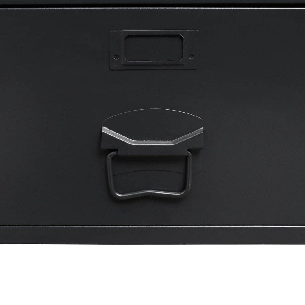 Wardrobe Metal Industrial  Style Black