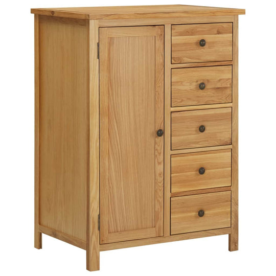 Wardrobe Solid Oak Wood - Cupboards & Wardrobes